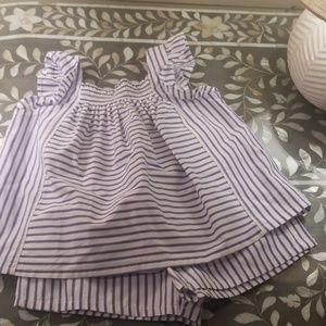 Victoria Beckham for Target 2 piece striped outfit